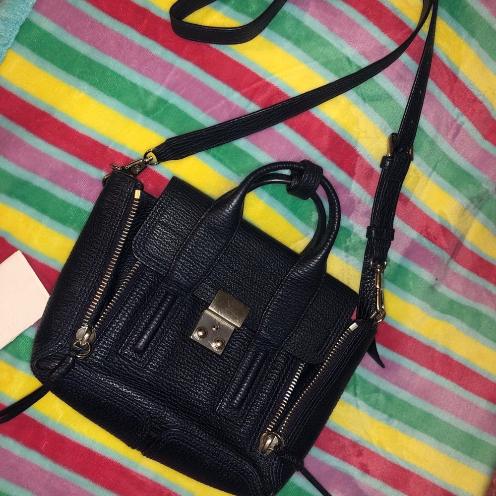 Navy blue Philip Lim pashli mini bag